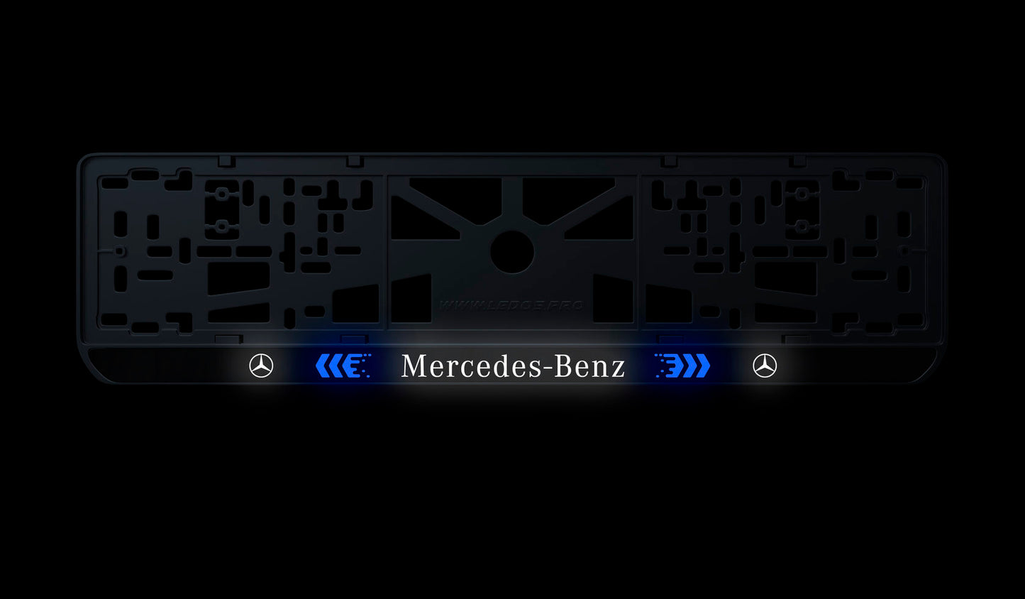 Рамка номерного знаку: Mercedes-Benz (стиль #3)