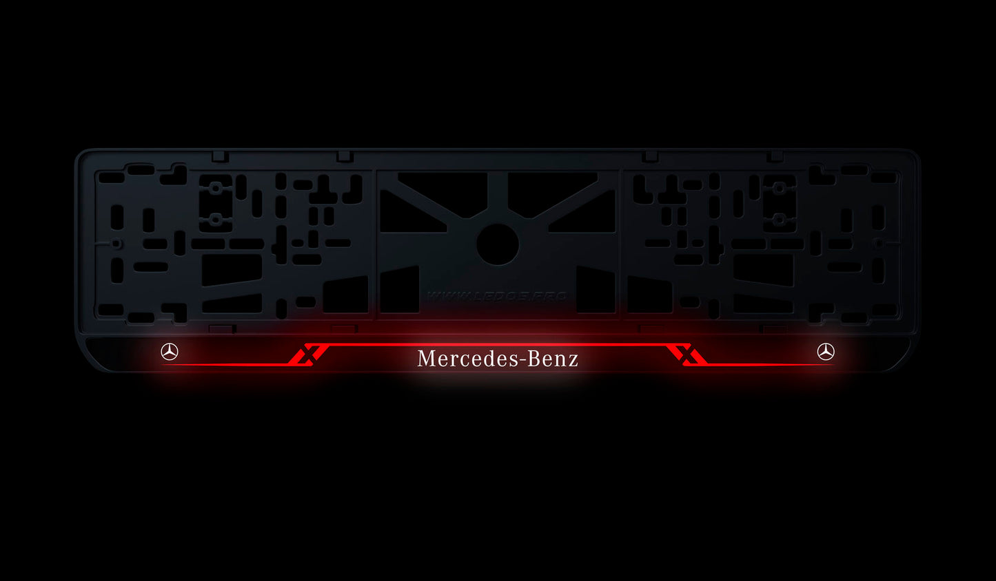 Рамка номерного знаку: Mercedes-Benz (стиль #8)