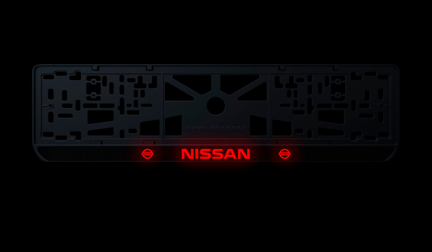 Рамка номерного знаку: Nissan (стиль #2)