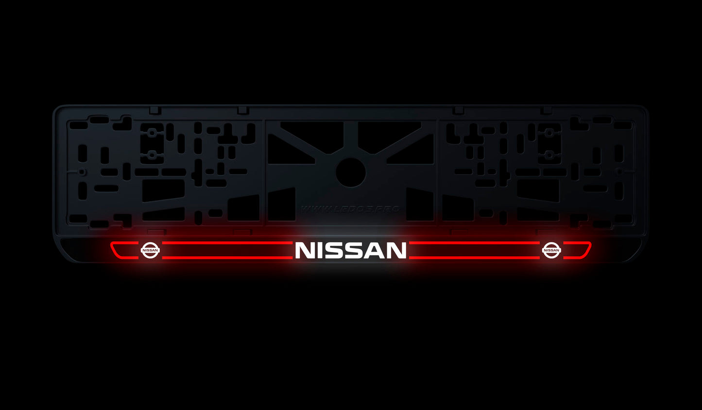Рамка номерного знаку: Nissan (стиль #5)