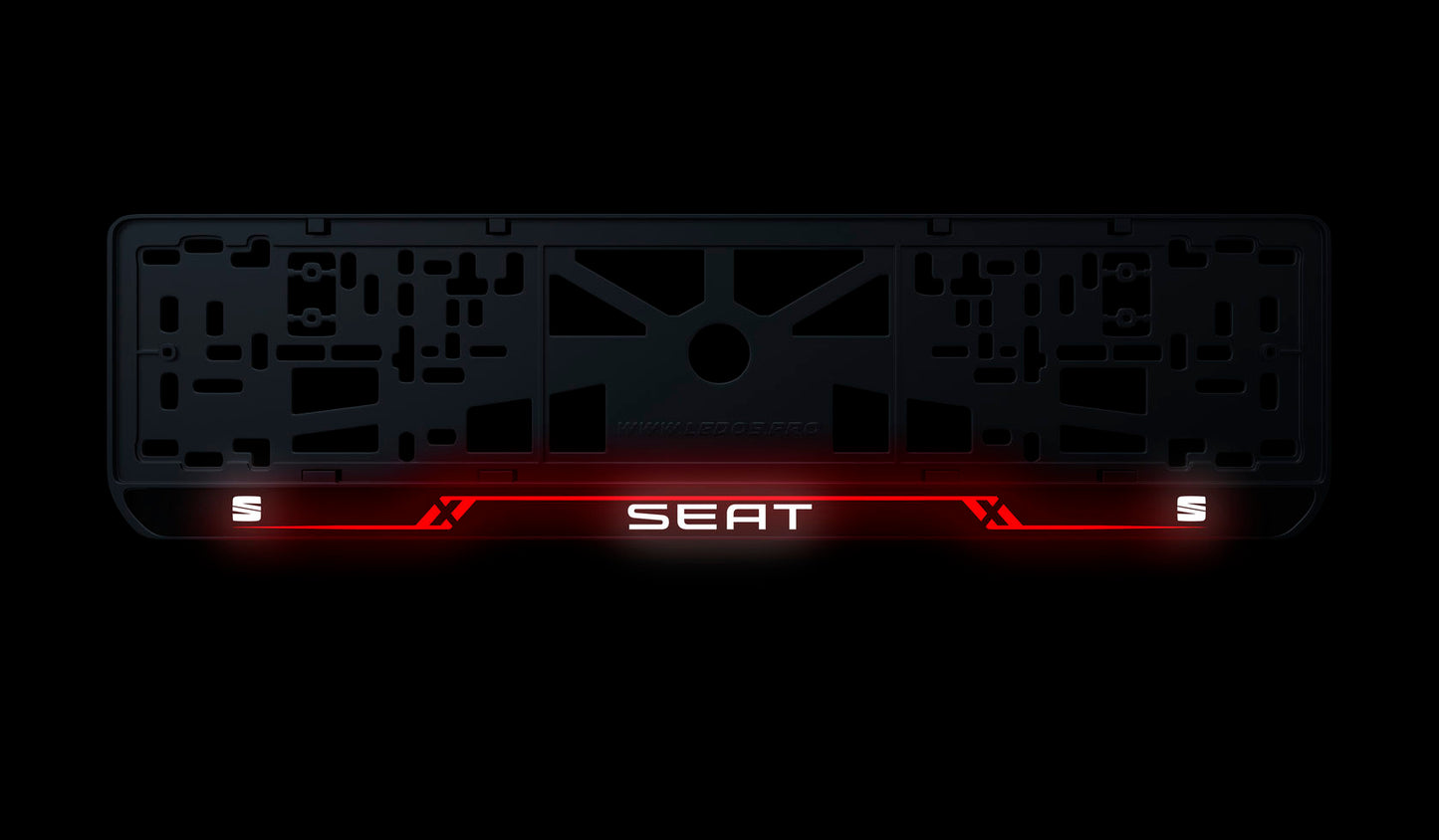 Рамка номерного знаку: Seat (стиль #8)