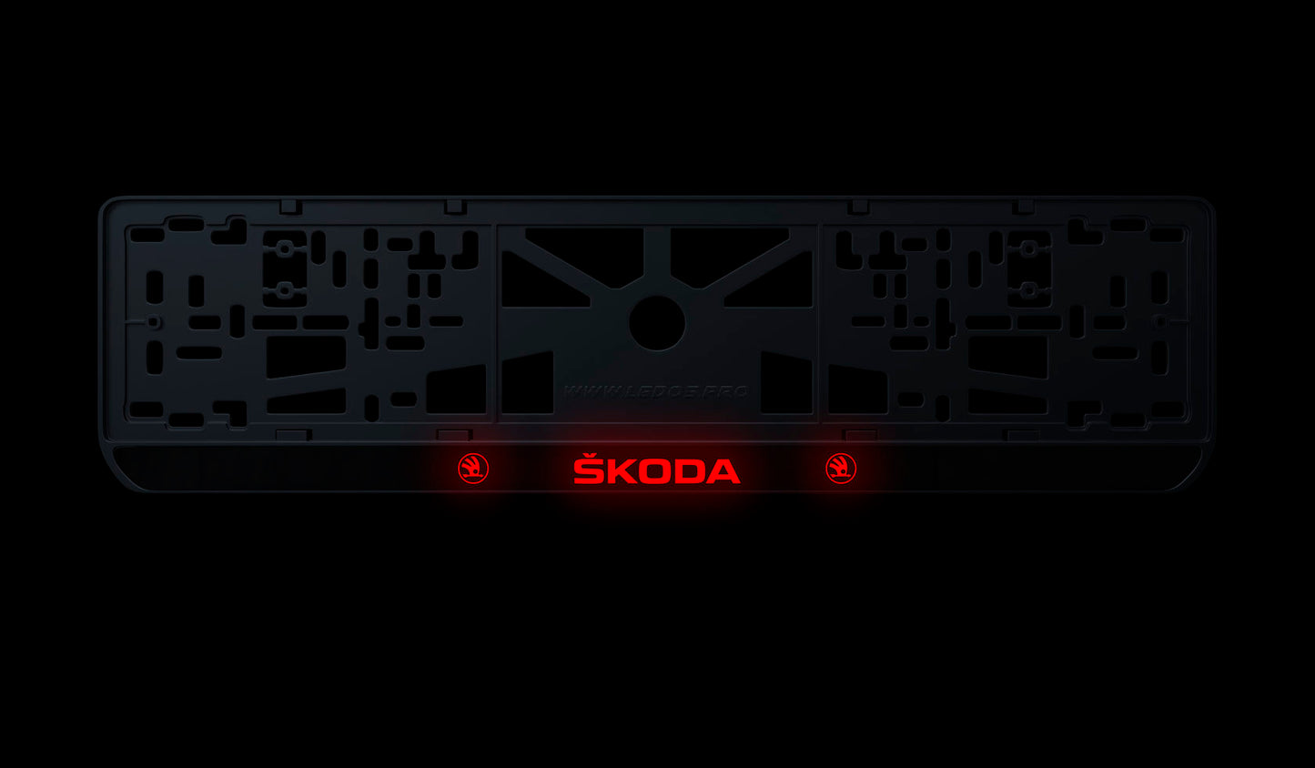 Рамка номерного знаку: Skoda (стиль #2)