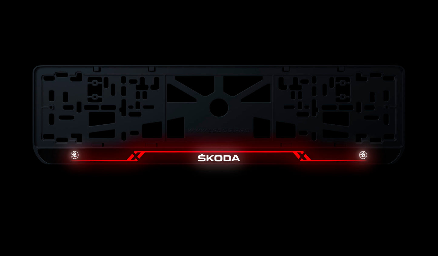 Рамка номерного знаку: Skoda (стиль #8)