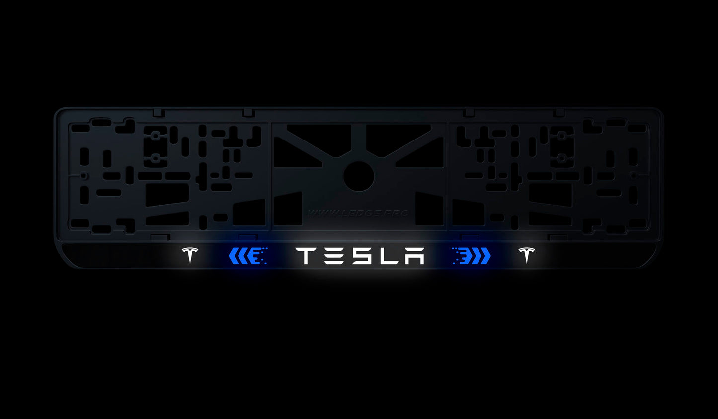 Рамка номерного знаку: Tesla (стиль #3)