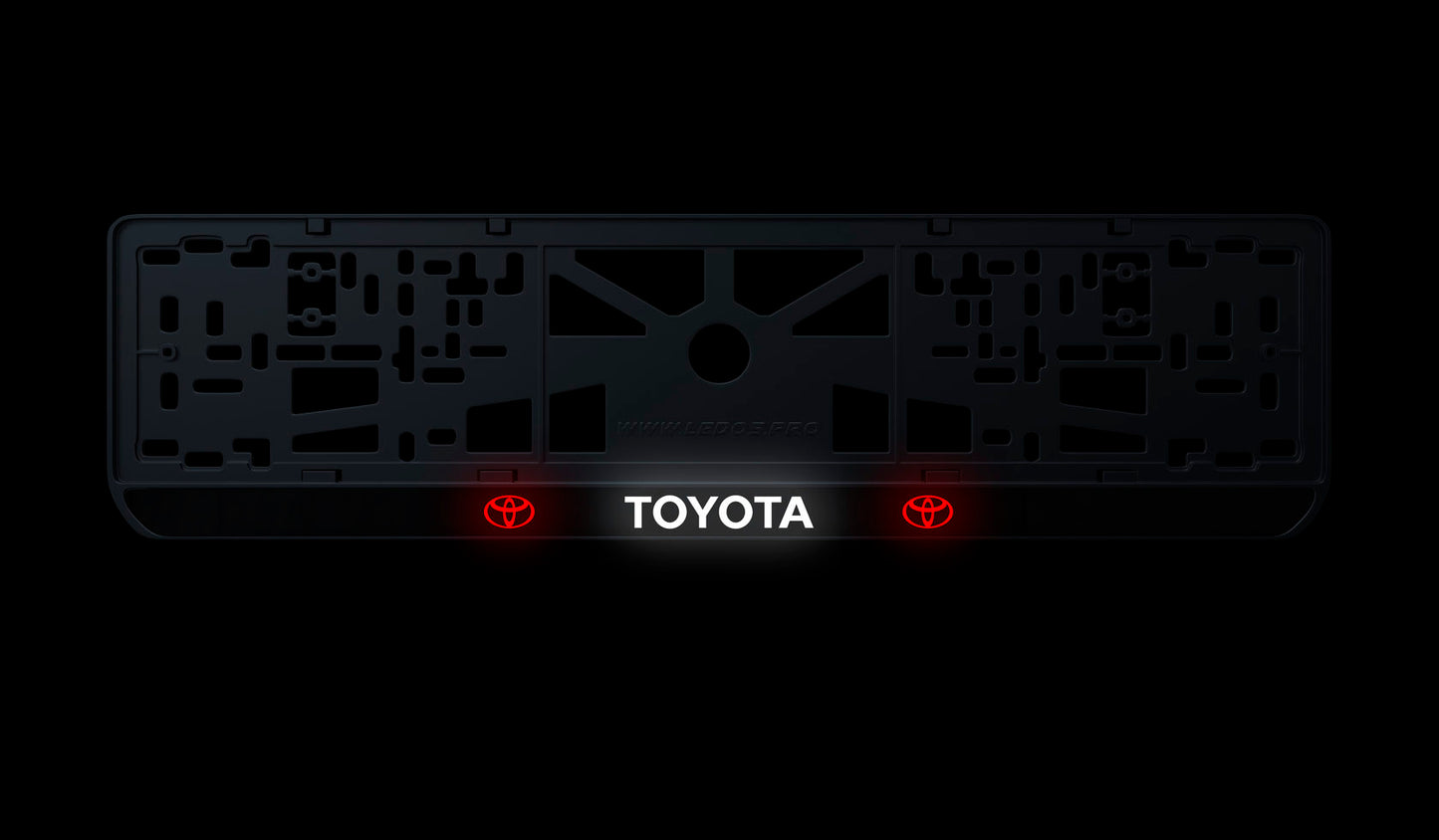 Рамка номерного знаку: Toyota (стиль #1)