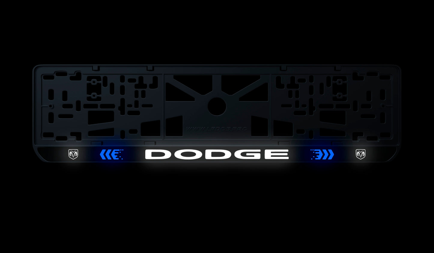 Рамка номерного знаку: Dodge (стиль #3)
