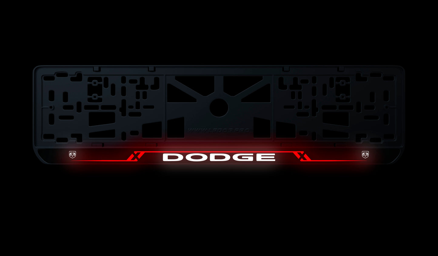 Рамка номерного знаку: Dodge (стиль #8)