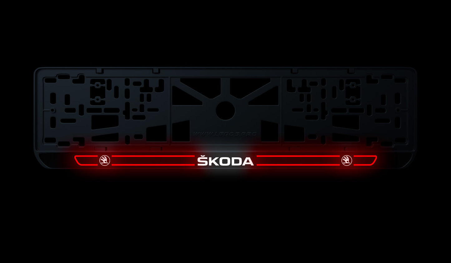 Рамка номерного знаку: Skoda (стиль #5)