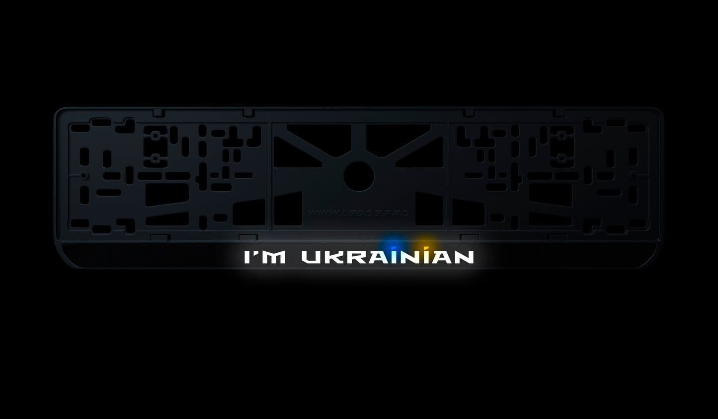Рамка номерного знаку: I'm Ukrainian