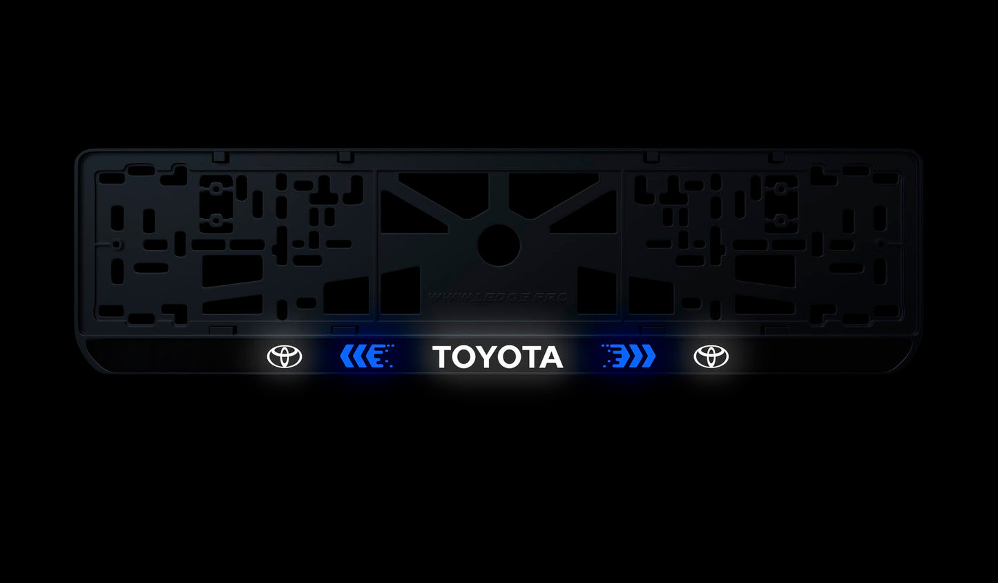 Рамка номерного знаку: Toyota (стиль #3)