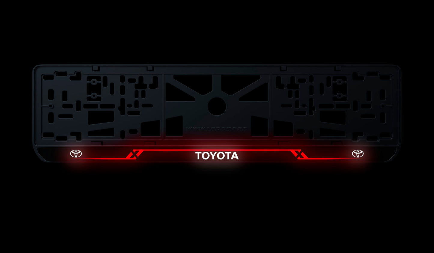 Рамка номерного знаку: Toyota (стиль #8)